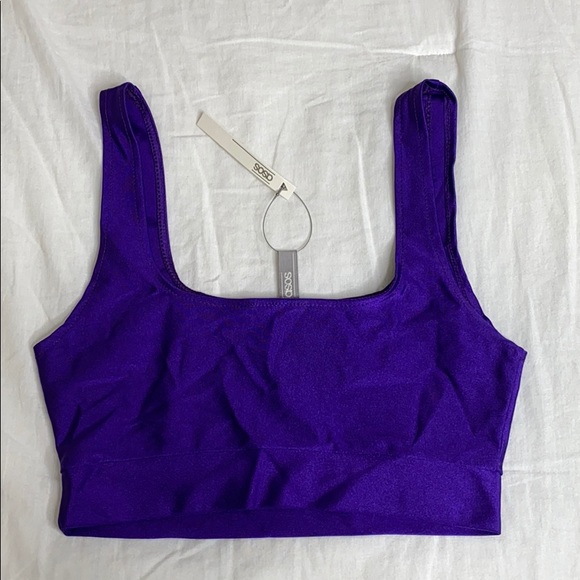 Tops - ASOS PURPLE DESIGN BRALETTE